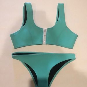 hoaka mint green swimsuit set